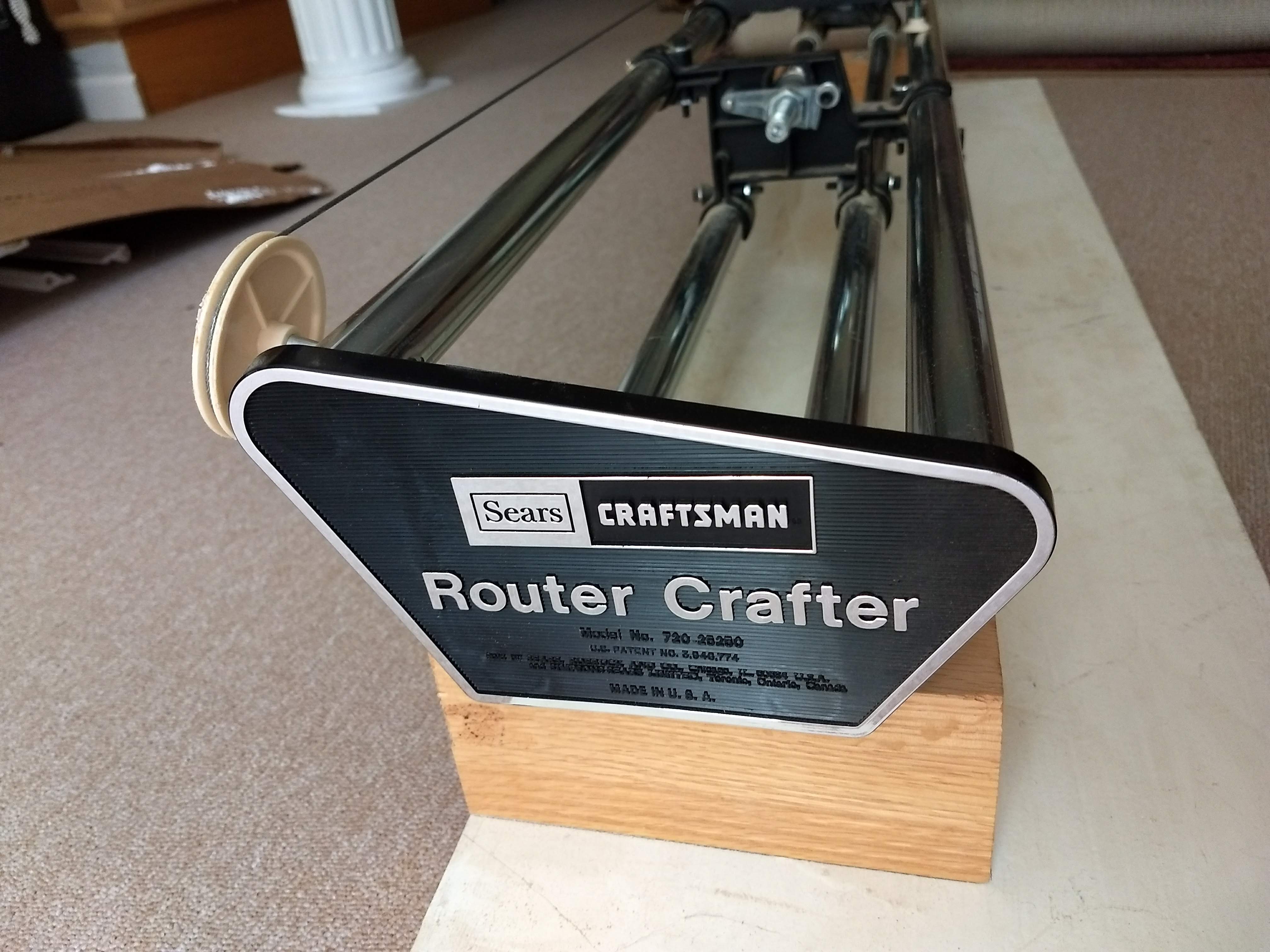 using a craftsman router